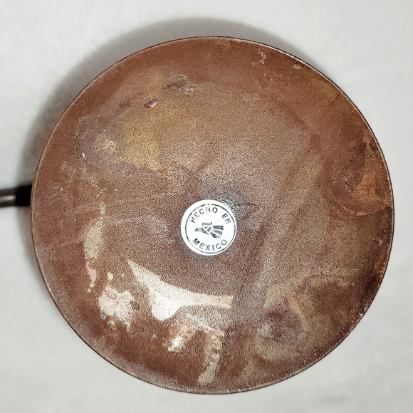 Vintage Rustic Iron Decorative Wall Candle Sconces Pair Coffee Brown - Picture 9 of 9